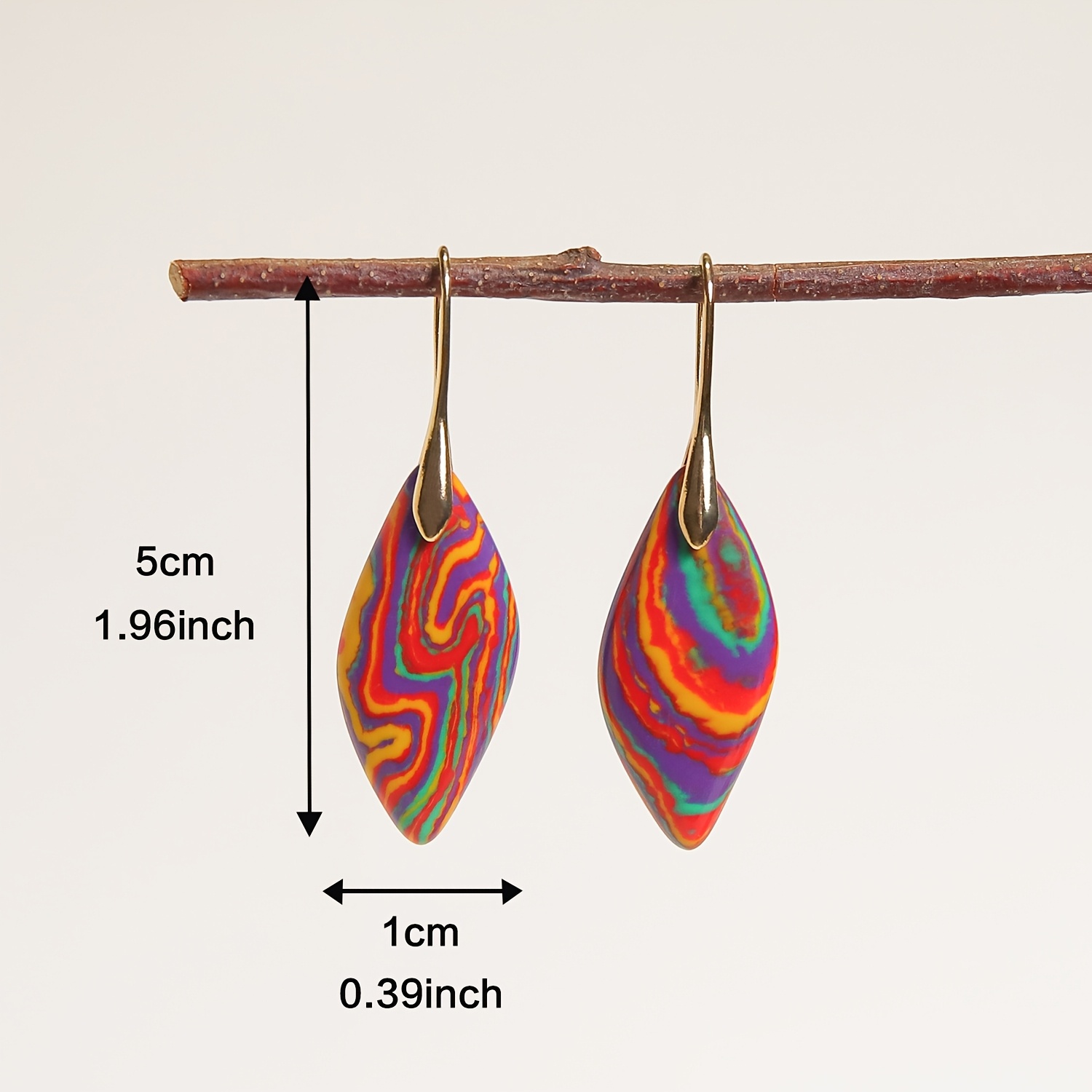 Women's Trendy Colorful Vibrant Dangle Earrings